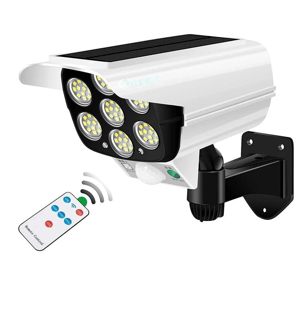 Safety Security Solar RF Motion detector safety LED Light flashes open automatically