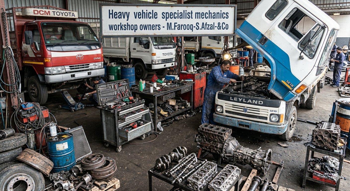 HEAVY TRUCKS MINI TRUCKS... AUTOMOBILE TOOLS SCRAPS FOR SALE IN HYDERABAD