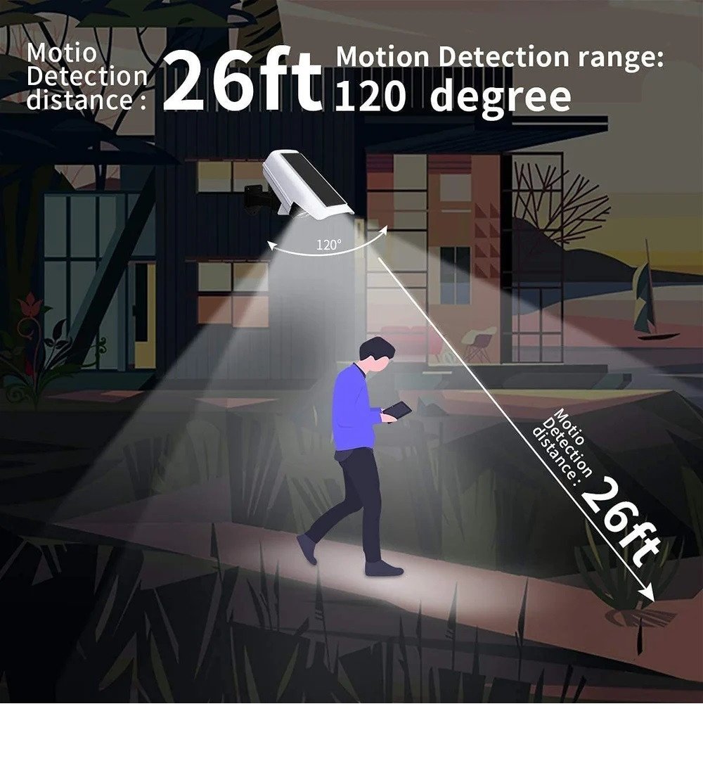 Safety Security Solar RF Motion detector safety LED Light flashes open automatically - more photos